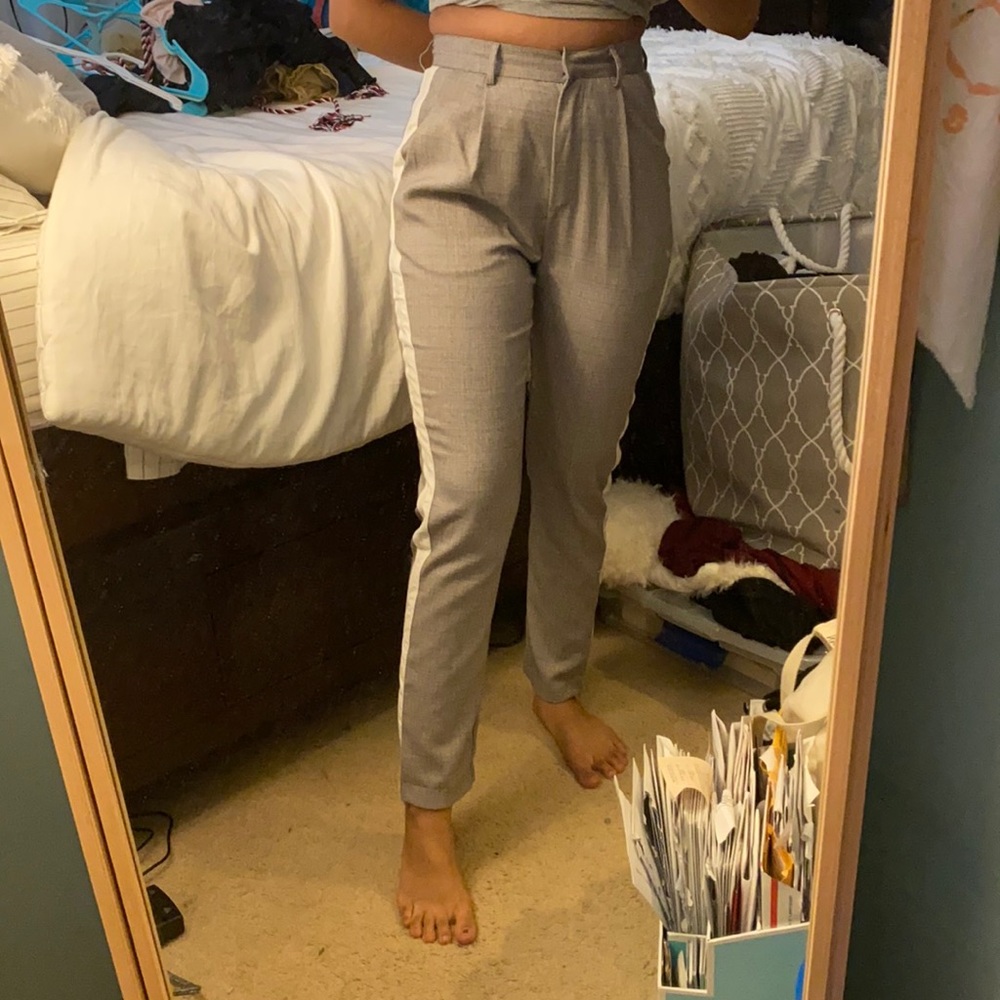 Grey dress pants